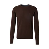 INDICODE JEANS Pulover Wildman temno rjava