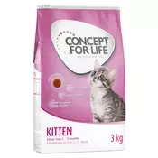 Snižena cijena! 10 kg / 9 kg Concept for Life -  Kitten (10 kg)