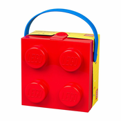 LEGO KUTIJA ZA UŽINU SA RUCKOM: CRVENA