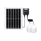Aigostar - LED solarni luster sa senzorom 2x LED/70W/12V 12000 mAh 6500K precnika 12 cm