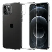 Nikcorp Prozoren silikonski ovitek za Apple iPhone 12 Pro - tanek zaščitni etui z ojačanimi vogali, odporen na praske