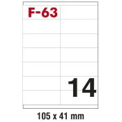 ETIKETE ILK 105X41MM PK100L FORNAX F-63