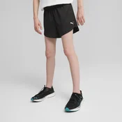 Womens Puma Train All Day ESS Woven Shorts Youth, Black, Size 5-6Y, Clothing