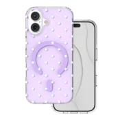 PolkaPop MagSafe ovitek za iPhone 17 vijola