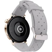 Overboard Univerzalni silikonski pašček 22 mm, Tropic, siva/srebrna zaponka