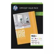 HP komplet tinti 903 XL, cyan, magenta, žuta + papir A4 (1CC20AE)
