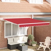 Elektricna retraktabilna tenda Crvena 300 x 250 cm
