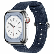 BStrap Denim pašček za Apple Watch 42/44/45mm, royal blue