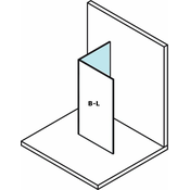 Stranska plošča za namestitev na steno MODULAR SHOWER, za modul 2, 1000 mm, leva - 8.00 - Antidrop - 24 - MS2 - Polysan - MODULAR SHOWER - 100.00 - 2000.00