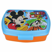 Kutija za Sendvic Mickey Mouse Happy smiles Plastika Crvena Plava (17 x 5.6 x 13.3 cm)