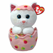 TY Boos GIGGLES muca v velikonočnem jajcu, 15 cm