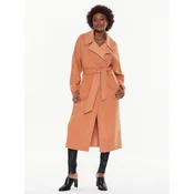 Calvin Klein Volneni plašč K20K205006 Oranžna Oversize