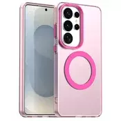 Hibridni ovitek Techsuit CandyCase MagSafe za Samsung Galaxy S26 Ultra - pink