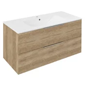 CIRASA Vanity Unit 99,8x52x46cm, hrast Alabama - Rjava - 99,8x52x46 cm - Sapho - CIRASA - 24 - MDF/laminat - 998 - 520 - 460 - 14