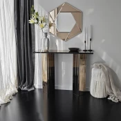 Hanah Home Komoda Dresser 2B 105x80x34cm Bronzana