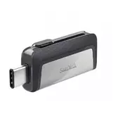 SANDISK 64GB USB 3.1 / USB C Ultra Dual Drive (Crna/Siva) - SDDDC2-064G-G46  USB 3.1 / USB C, 64GB, do 150 MB/s, Crna/siva