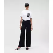 Karl Lagerfeld Ženske pantalone 221W1006-999, Crne