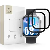 slomart Tech-Protect Glass Flex+ hibridno steklo 2-pack za Huawei Watch Fit 3/4 - črno