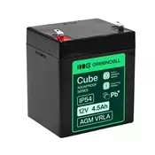 Green Cell AGM VRLA 12V 4.5Ah akumulator bez održavanja za blagajne, igračke, kamere (90x70x106mm)