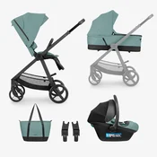 Kikka Boo Kolica Mia premium 3in1 set sa I-SIZE I-Prime autosedištem i tvrdom korpom Mint