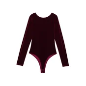 Anna Field Bodi majica bordo