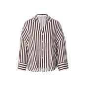 JDY Bluza JDYLAUREL čokolada / bela
