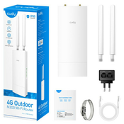 Cudy LT500 outdoor 4G LTE Cat 4 AC1200 Wi-Fi Route, nano SIM Slot, 10/100 Mbps WAN/LAN