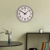 Wallity Zidni sat Simplex, 38x38 cm, Beli