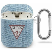Guess GUACA2TPUJULLB AirPods cover modrá/light blue Jeans Collection (GUE000958)