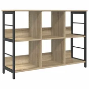 Vidaxl Knjižna polica Sonoma hrast 102 x 32 x 72,5 cm Konstruiran les