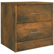 Nocni ormaric boja hrasta 40 x 30 x 40 cm od konstruiranog drva