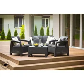Baštenski set Corfu II Pe ratan CU 223204 Curver – Allibert