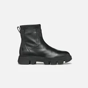 Black womens ankle boots Geox Vilde - Womens