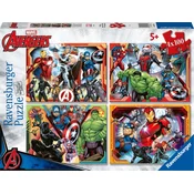 Ravensburger Puzzle Mighty Avengers 4x100 kosov