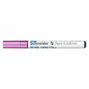 Flomaster Schneider, Paint-It metalik marker 010, 0,8 mm, ljubicasti