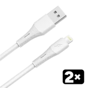 Kabl AVAX CB4302 2X / USB-A to Lightning / 12W / 1.5 m / White