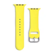 shumee Silikonski pašček za Apple Watch 2-9/SE 38/40/41 mm, rumen