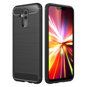 MG gumené púzdro Carbon Flexible pre Huawei Mate 20 Lite, čierne