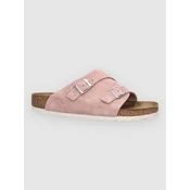 Birkenstock Zürich Suede Leather Sandals pink clay