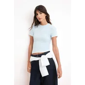Trendyol Milla Ženska majica TWOSS24TS00063, Svetloplava