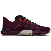 Under Armour Mens UA TriBase Reign 5 Training Shoes Purple Stone/Black/Orange Blast 10