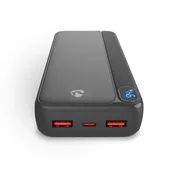 Northix Prenosna baterija 20000 mAh, USB-C in USB-A, PD 20 W, 3 izhodi