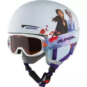 Alpina ZUPO DISNEY SET, otroška smučarska čelada, bela 0-9231