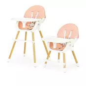 ECO TOYS Hranilica za bebe 2u1 Eco, Roze