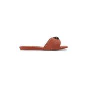 Kurt Geiger London natikači z ravnim podplatom ženski Kensington Flat Sandal Rust