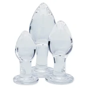 Clarity Glass Dildo Utopian Trinity