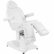 Gardj Europe Električni kozmetični stol za pedikuro Azzurro 708AS s 3 motorji, bel