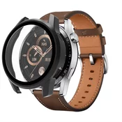 HURTEL ZAŠČITNO STEKLO ZA HUAWEI WATCH GT3 42MM - ČRNO, ZAŠČITNO 2.5D, (22064367)
