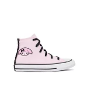 Modne superge Converse Chuck Taylor All Star Hi X My Melody Kuromi A21838C Svetlo rožnata