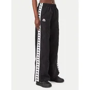 Kappa Spodnji del trenirke Odette 332E1BW Črna Comfort Fit